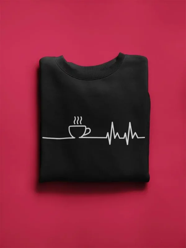Coffee Beat Sweatshirt Women's - Stylish Design for Everyday Comfort - Image 3