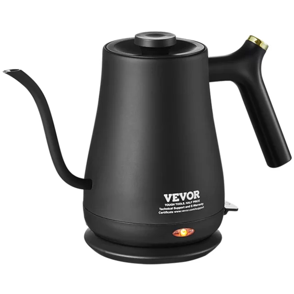 VEVOR 1L Electric Gooseneck Kettle - Fast Heating, Pour Over Coffee and Tea Kettle - Image 8