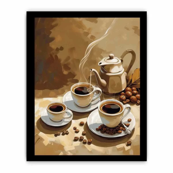 Coffee Vintage Framed Print Classic Art for Home and Office Decor - Image 5