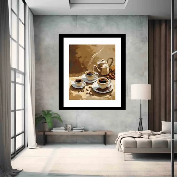 Coffee Vintage Framed Print Classic Art for Home and Office Decor - Image 6