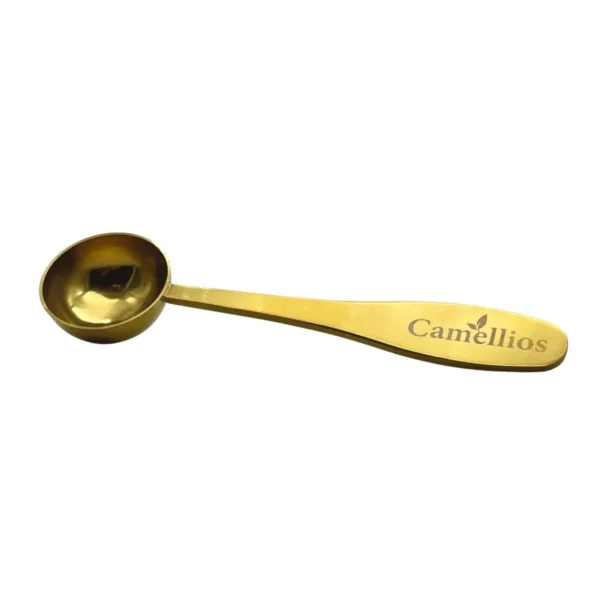 Premium Tea Measuring Spoon - Engraved Stainless Steel