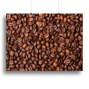 Coffee Grains Canvas Print or Poster - Elegant Wall Decor for Home and Office