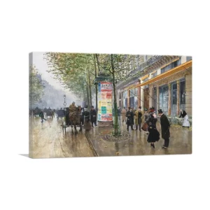 American Coffee Canvas Art - Premium Wall Decor for Home or Office