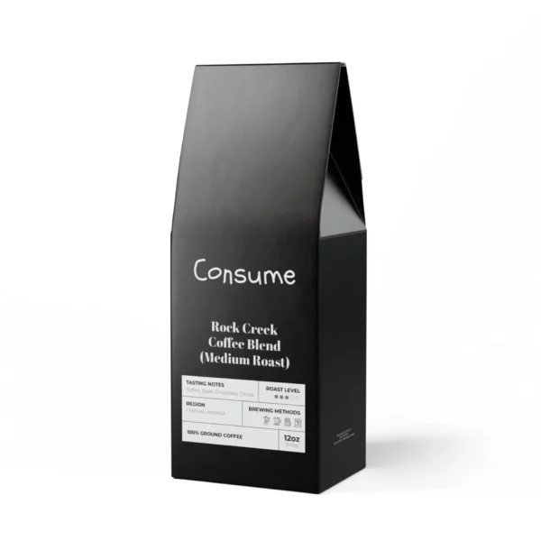 Rock Creek Coffee Blend (Medium Roast) - 12oz | Specialty Grade, Ethically Sourced