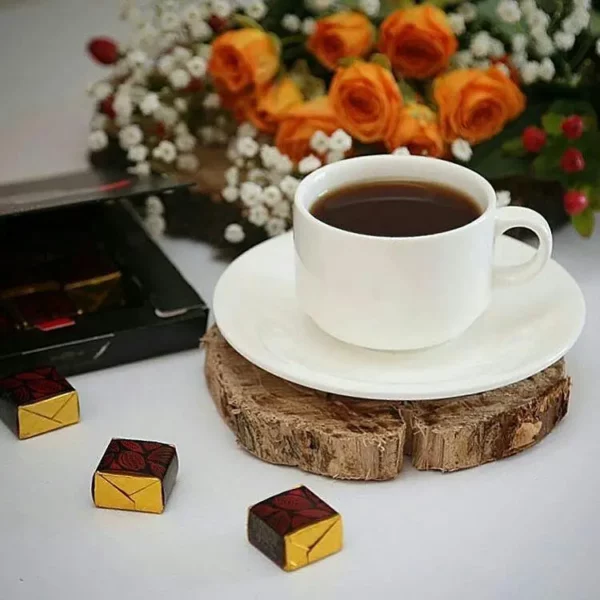 Elegant White 7 Oz | 220 Ml Tea Cup & Saucer Set | Fine Porcelain | Microwave & Dishwasher Safe - Image 5