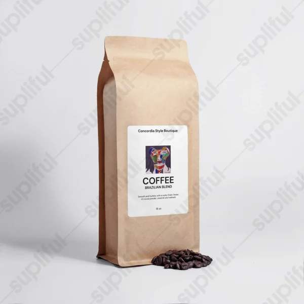 Brazilian Blend Coffee 16 oz - Single-Origin, 100% Arabica Beans, Gourmet Roast - Image 3
