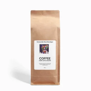 Organic Hemp Coffee Blend - Medium Roast 16oz | Premium Coffee with Hemp Protein Powder